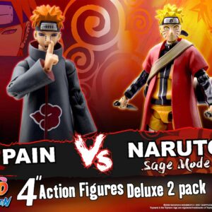 Toynami Pack Sage Mode Naruto Vs Pain 2 Figures 10cm Naruto 25th Anniversary SDD