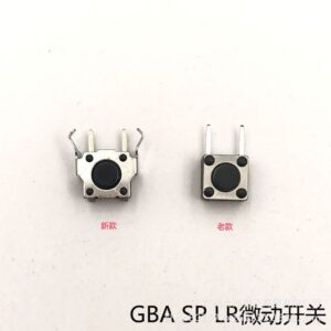 10pcs Replacement Shoulder Trigger L R Button Switch for GBA SP/GBA/NDS/GBM Micro Switch Buttons (for GBA)