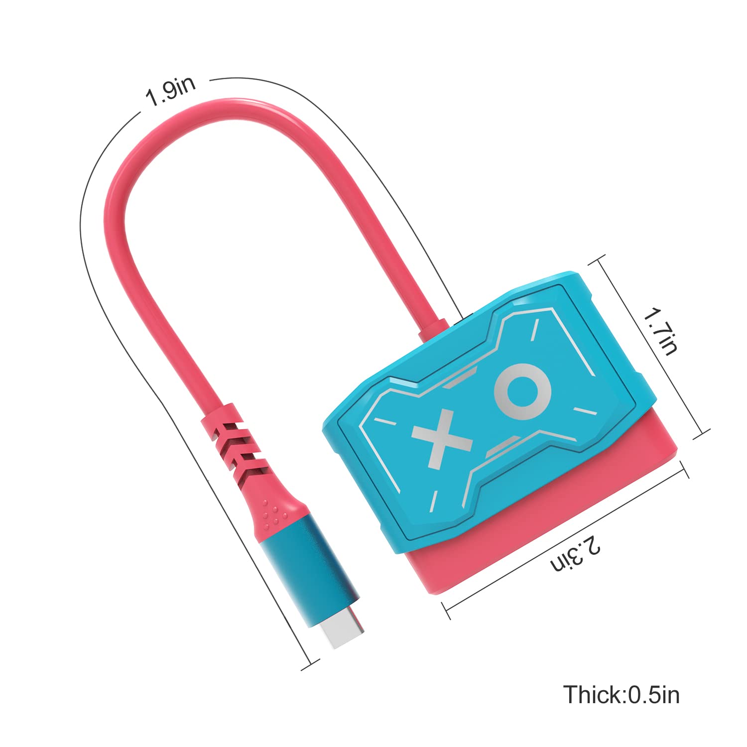 IQIKU USB Type C to HDMI Adapter, 4K Resolution, Supports Nintendo Switch/Switch OLED, Laptop Compatible