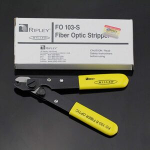 Miller U.S. Original Imported Straight Handle Single Hole Fiber Optic Cable Stripper FO-103S Fiber Stripping Pliers