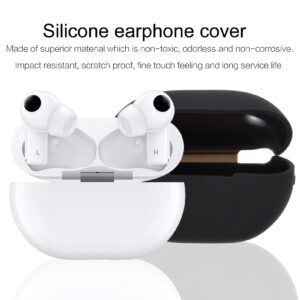 Mikikit 2 Sets Earphone Case Earbuds Case Earphone Cover Earbud Headphones Earphone Protector Cute Earphone Holder Portable Earphone Bag Small Key Chain Shockproof