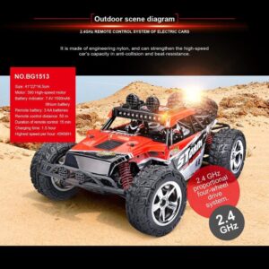 QIYHBVR RC Cars High Speed Remote Control Car for Kids Adults 1:12 Scale 35km/h 4X4 Off Road Monster Trucks, 2.4GHz All Terrain Electric Toy Play Gift for Boy Girl