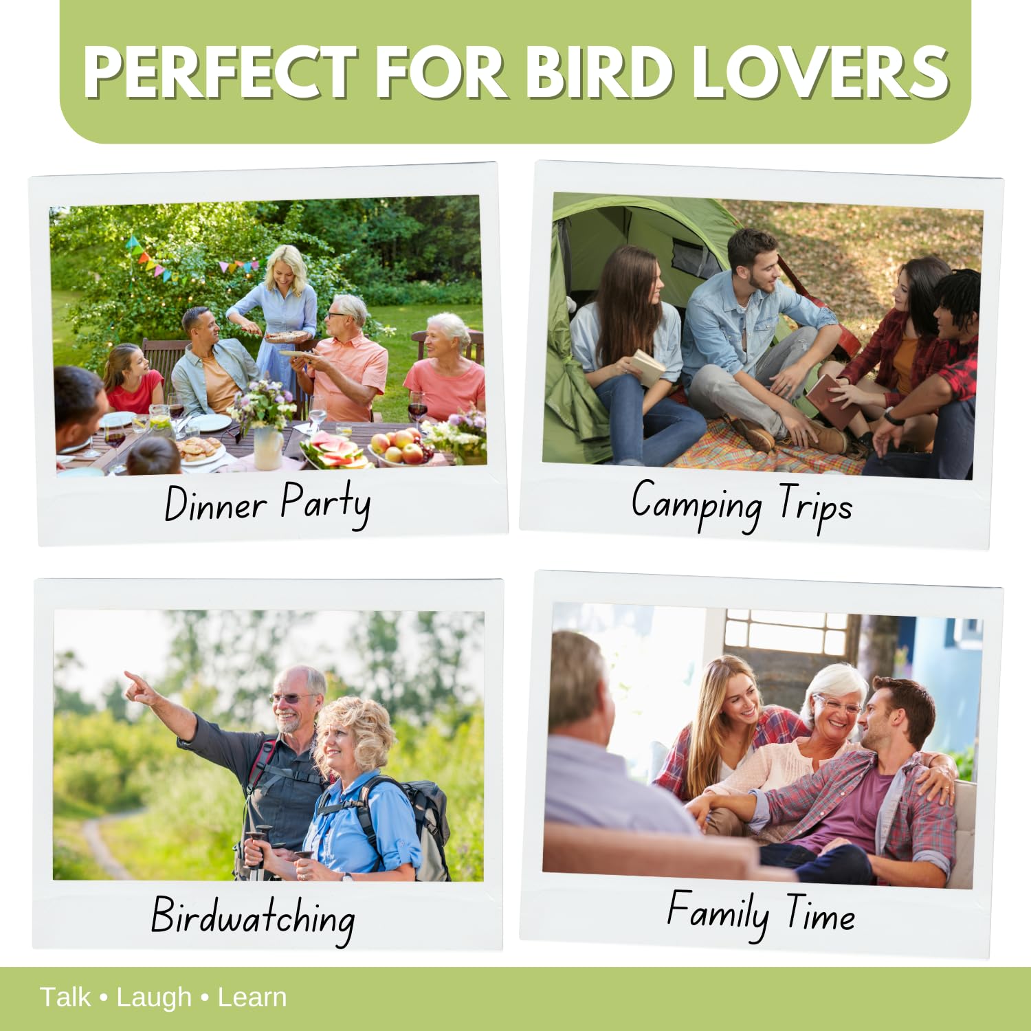 ? WORD TEASERS About Birds Conversation Starters - Conversation Cards for Bird Lovers - Gifts for Bird Watchers - Bird Game Trivia Cards - Fun Family Games - 150 Questions