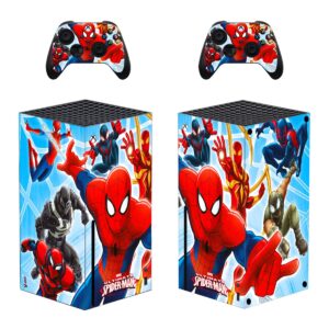 jochui xb series x console skin decals stickers hero vinyl for xb series x console controllers spider