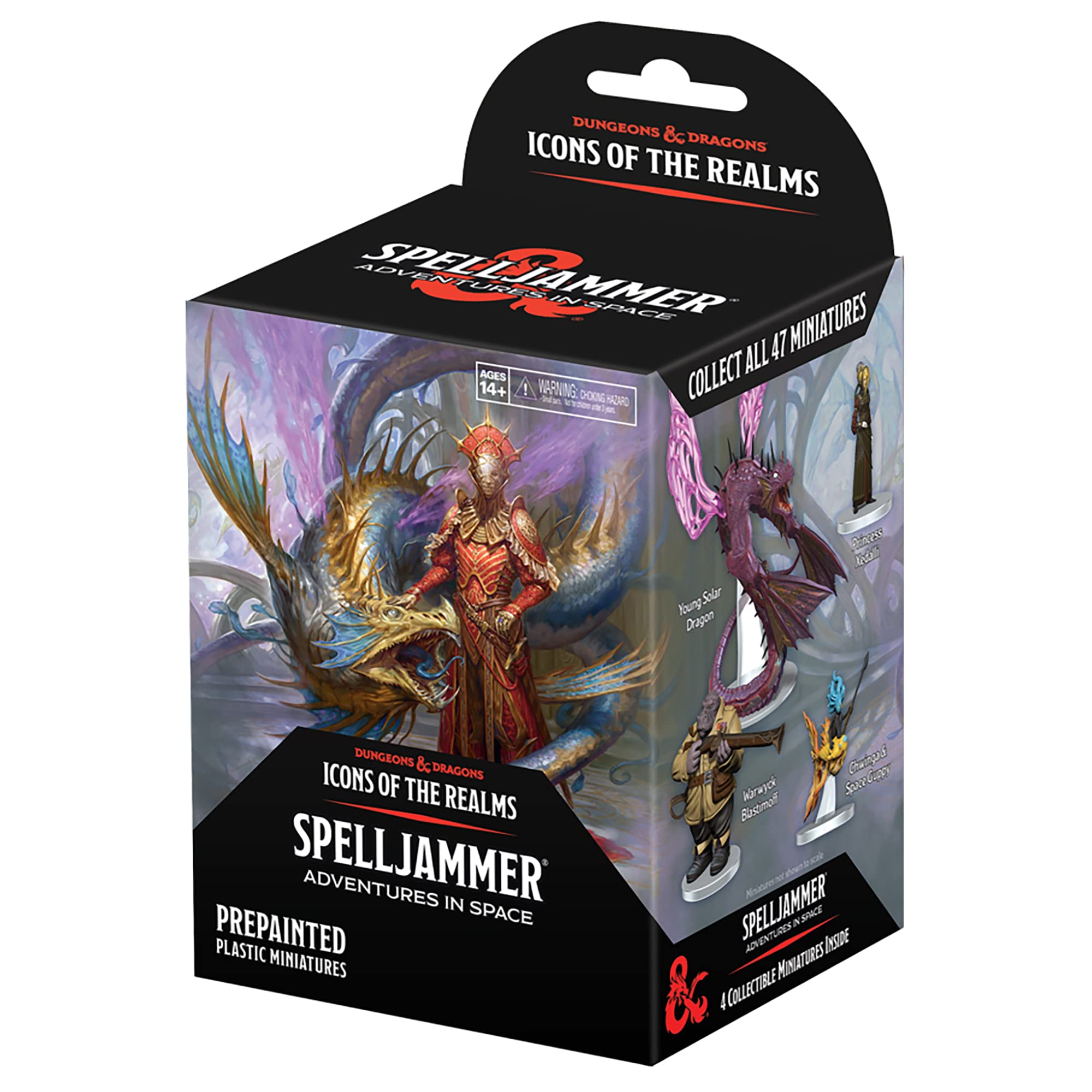 WizKids Games D&D Icons of The Realms: Spelljammer Adventures in Space - Booster (Set 24) Miniatures, Randomly Assorted, Dungeons & Dragons, Small