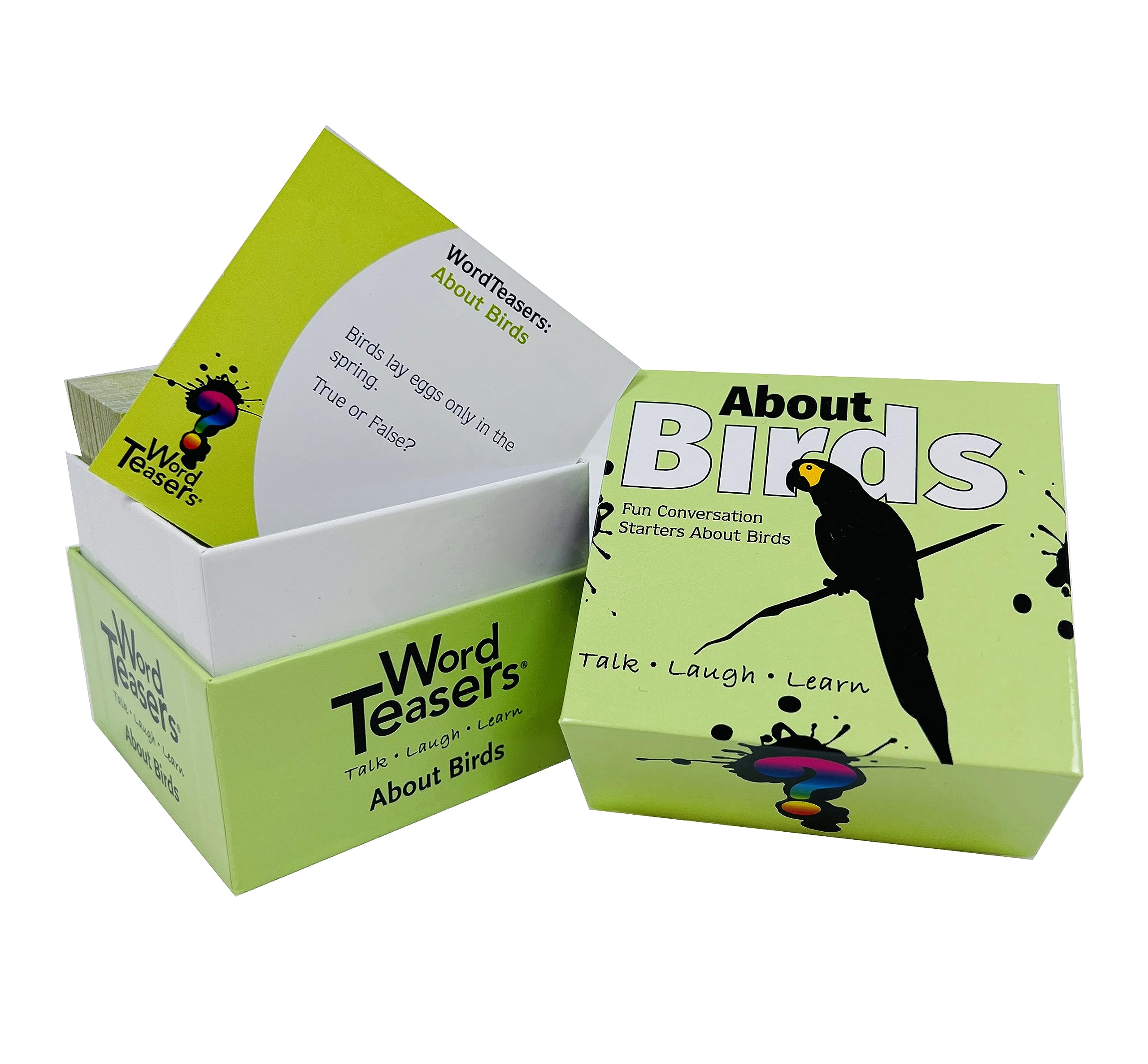 ? WORD TEASERS About Birds Conversation Starters - Conversation Cards for Bird Lovers - Gifts for Bird Watchers - Bird Game Trivia Cards - Fun Family Games - 150 Questions