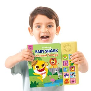 Baby Shark Nursery Rhymes & Animal Songs 10 Button Sound Book | Baby Shark Toys, Baby Shark Books | Learning & Education Toys | Interactive Baby Books for Toddlers 1-3 | Gifts for Boys & Girls