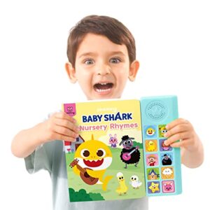 Baby Shark Nursery Rhymes & Animal Songs 10 Button Sound Book | Baby Shark Toys, Baby Shark Books | Learning & Education Toys | Interactive Baby Books for Toddlers 1-3 | Gifts for Boys & Girls