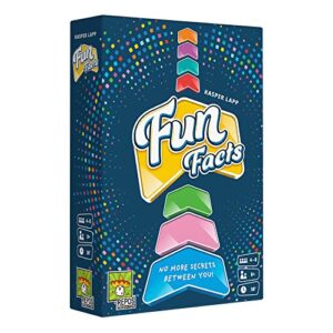 fun facts party game - learn surprising facts about friends and family! engaging cooperative game for kids & adults, ages 8+, 4-8 players, 30 minute playtime, made by repos production