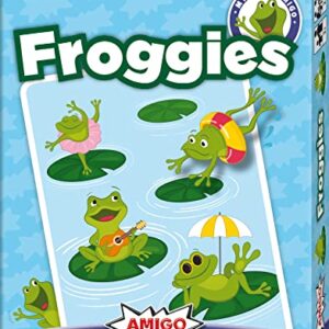 AMIGO Games My First AMIGO Card Game: Froggies - Fun and Educational Number Line Game for Kids ages 3 & up