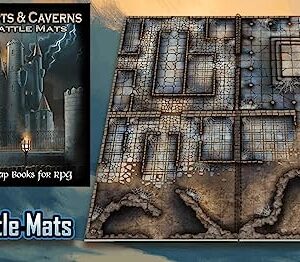 Castles, Crypts & Caverns Books of Battle Mats