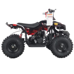 X-PRO Bolt 40cc ATV 4 Wheelers 40cc ATV Quads Quad (Red Lightning)