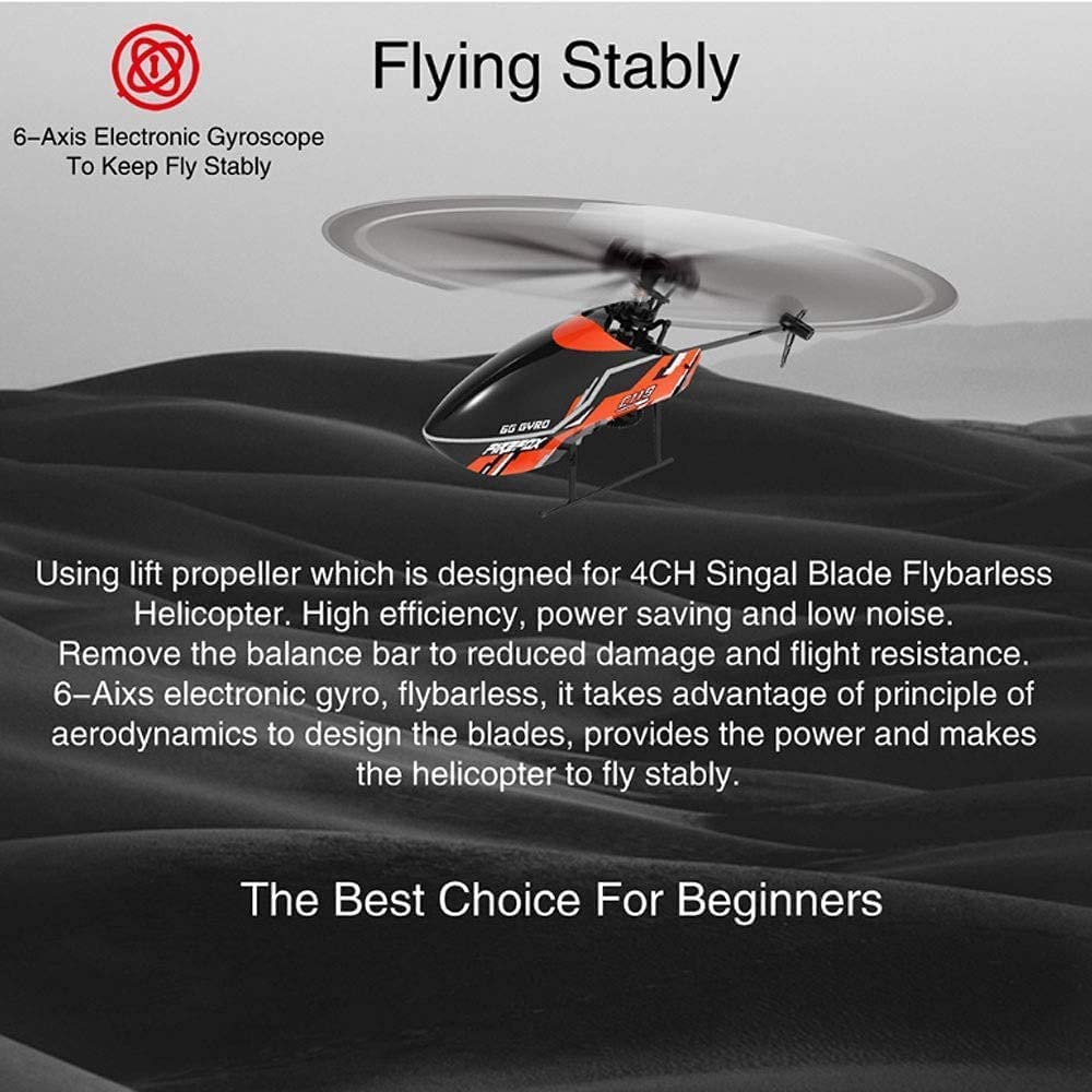 QIYHBVR Remote Control Helicopters, RC Helicopter with Altitude Hold for Adults Kids Beginners, 2.4GHz Aircraft Indoor Flying Toy, One Key Take Off/Landing for Kids Parkflyer Adult