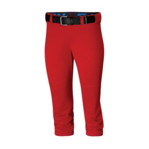 easton | pro elite fastpitch softball pants | scarlet | youth small