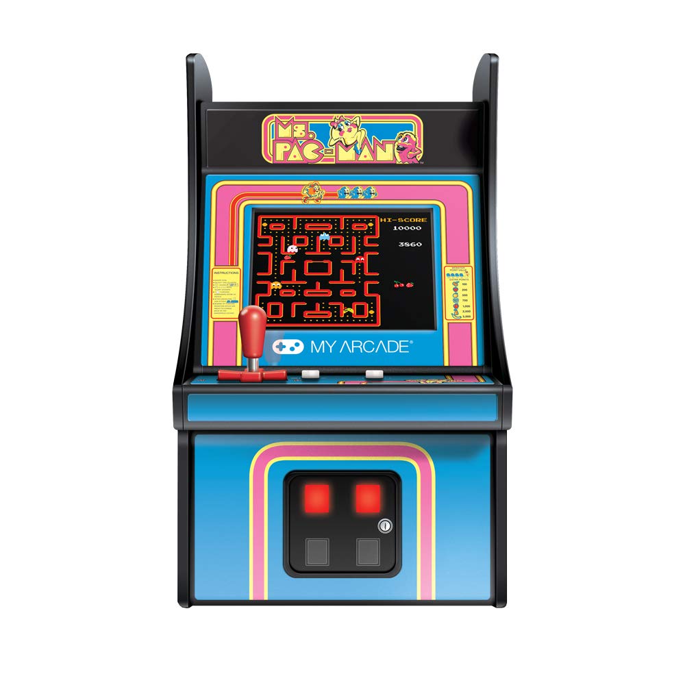 My Arcade Contra Micro Player (DGUNL-3280) and Ms. Pac-Man Micro Player Mini Arcade Machines Electronic Games Bundle