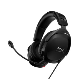 hyperx cloud stinger 2 core - gaming headset for playstation, lightweight over-ear headset with mic, swivel-to-mute function, 40mm drivers - black