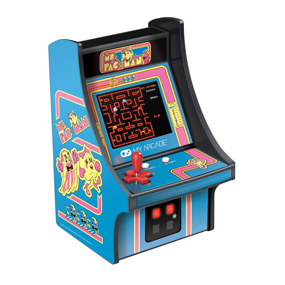 My Arcade Contra Micro Player (DGUNL-3280) and Ms. Pac-Man Micro Player Mini Arcade Machines Electronic Games Bundle