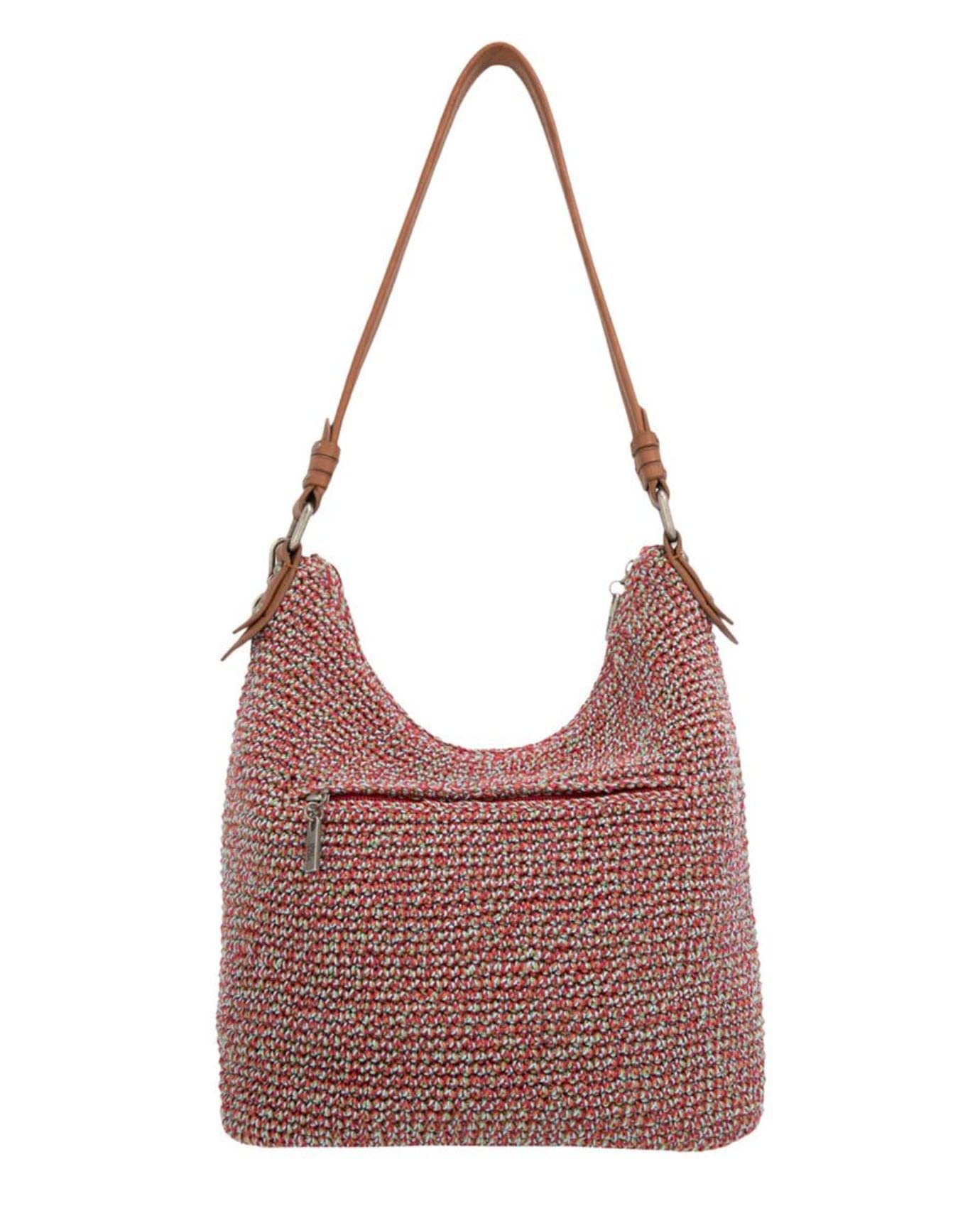 The Sak Sequoia Crochet Hobo (Red Static)