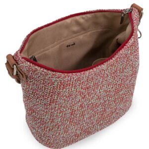 The Sak Sequoia Crochet Hobo (Red Static)