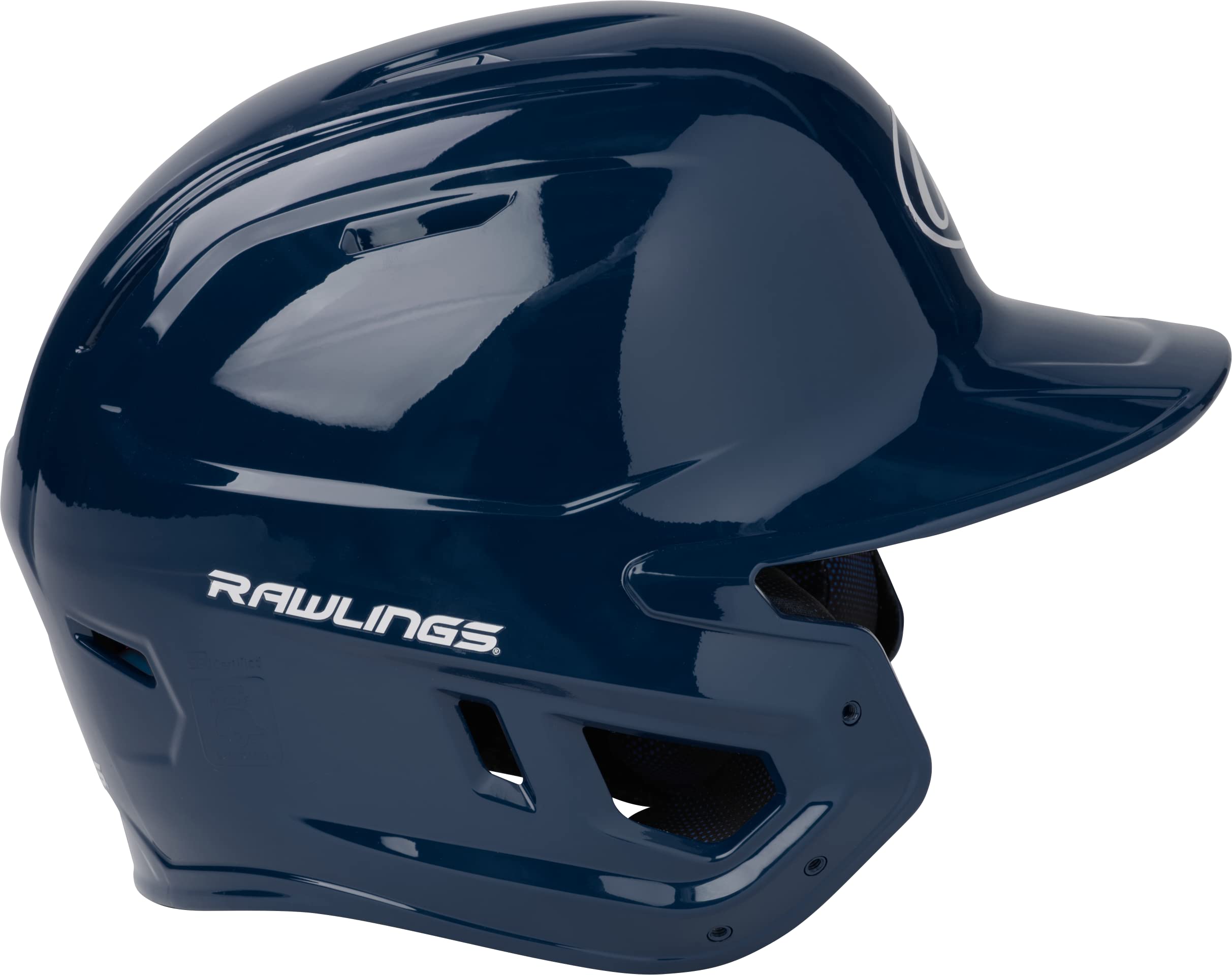 Rawlings | MACH Batting Helmet | Gloss Navy | Junior (6 3/8" - 7 1/8")