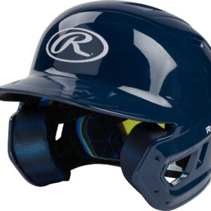 Rawlings | MACH Batting Helmet | Gloss Navy | Junior (6 3/8" - 7 1/8")