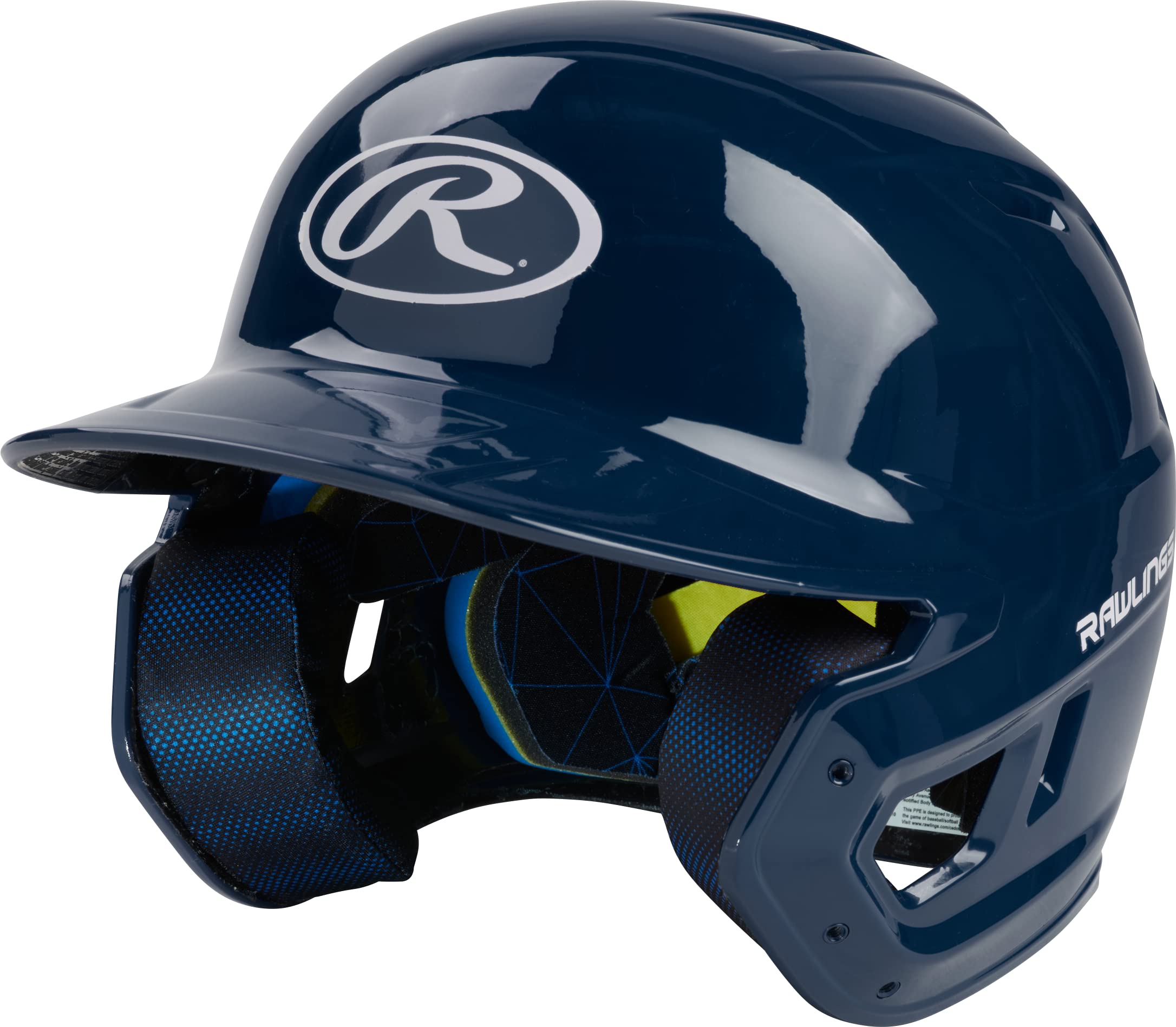 Rawlings | MACH Batting Helmet | Gloss Navy | Junior (6 3/8" - 7 1/8")