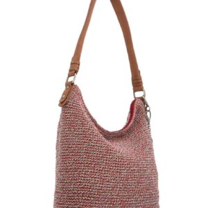 The Sak Sequoia Crochet Hobo (Red Static)