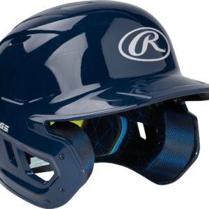 Rawlings | MACH Batting Helmet | Gloss Navy | Junior (6 3/8" - 7 1/8")