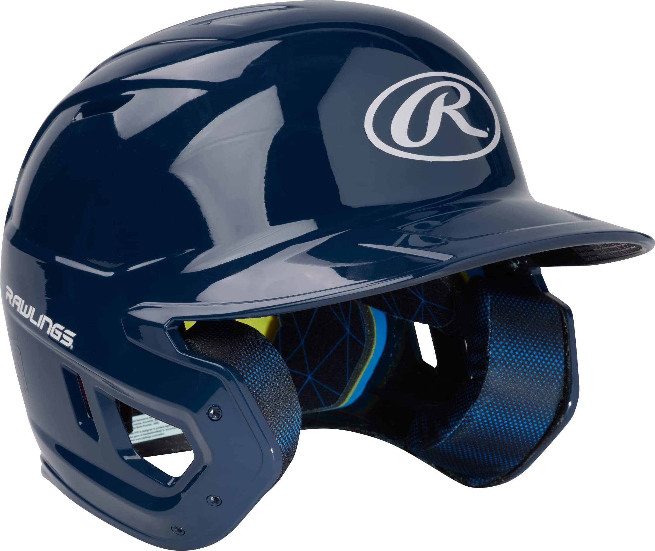 Rawlings | MACH Batting Helmet | Gloss Navy | Junior (6 3/8" - 7 1/8")