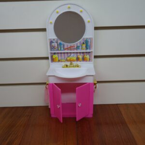 My Fancy Life Washroom Doll's Furniture Play Set for 12" Fashion Doll