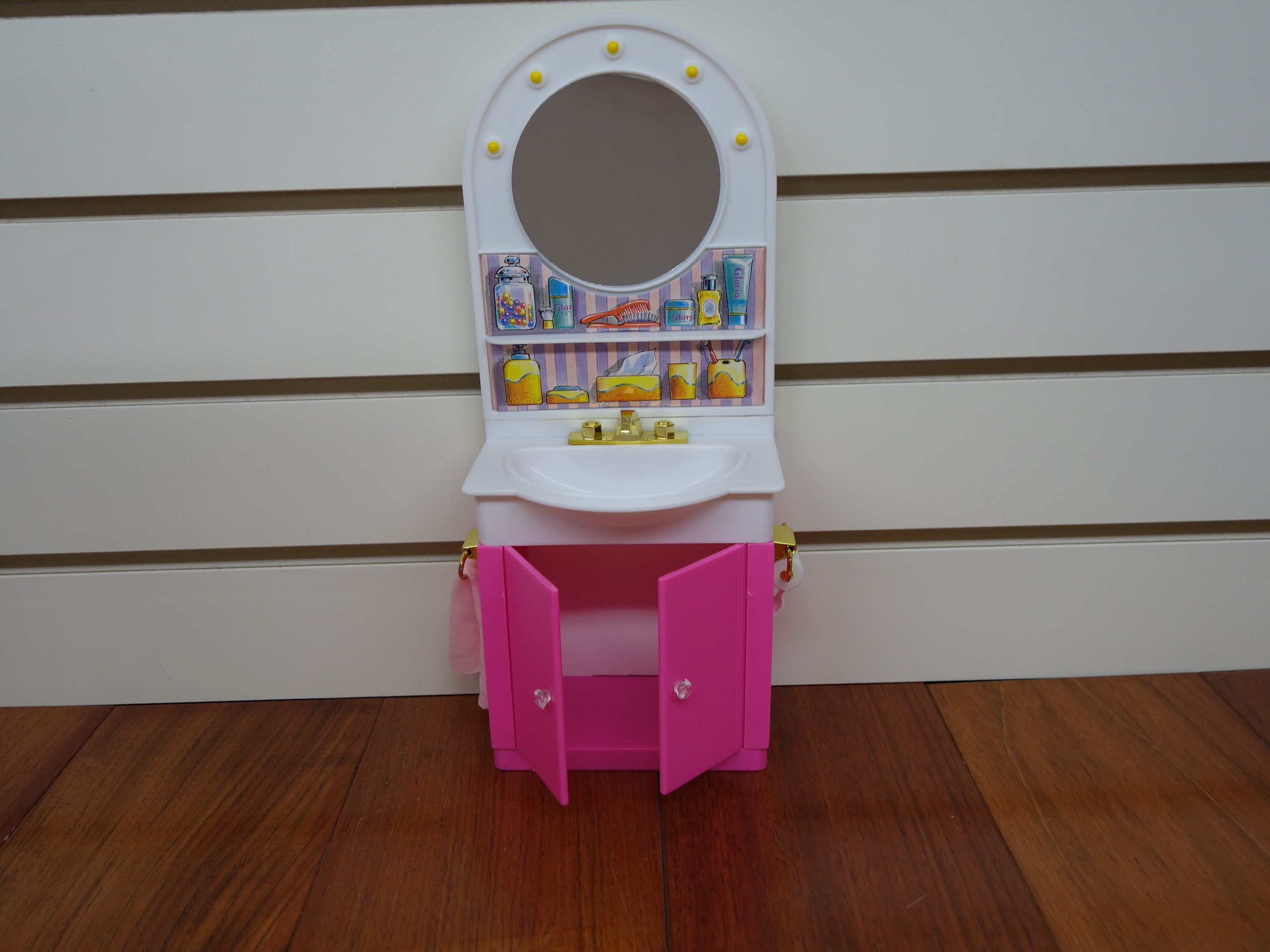 My Fancy Life Washroom Doll's Furniture Play Set for 12" Fashion Doll