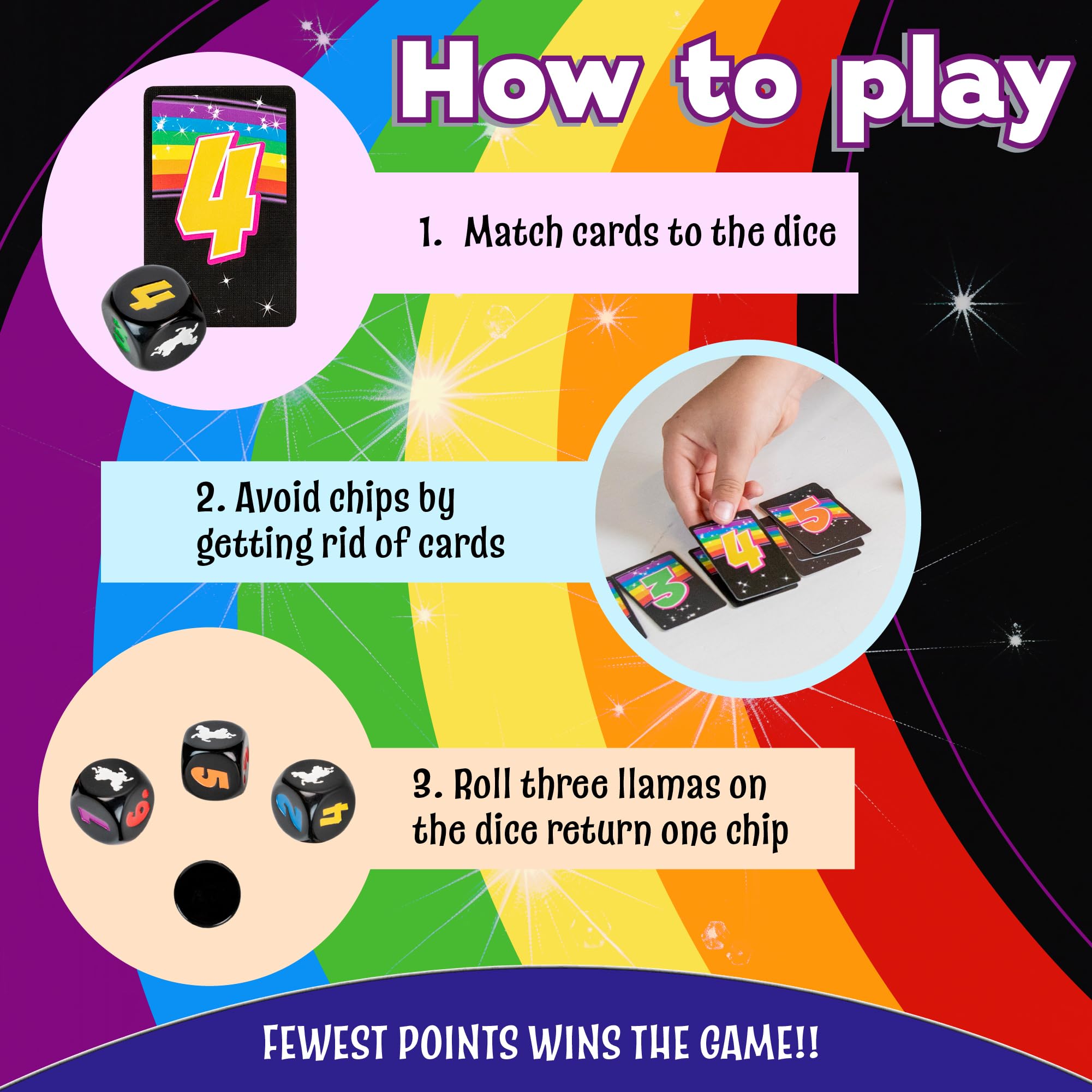 AMIGO Games Don't L.L.A.M.A. Dice Game - Fun and Strategic Llama-Themed Dice Game for Ages 8+ | 2-6 Players | Avoid Llama Drama and Shed Points