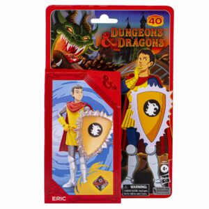 Dungeons & Dragons Cartoon Classics 6-Inch-Scale Eric Action Figure, D&D 80s Cartoon, Includes d10 from Exclusive D&D Dice Set