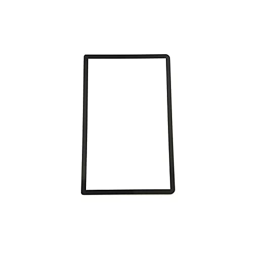 Replacement Black White Top Screen Frame Faceplate Cover for Nintendo New 3DS LCD Screen Protector (plastic balck)