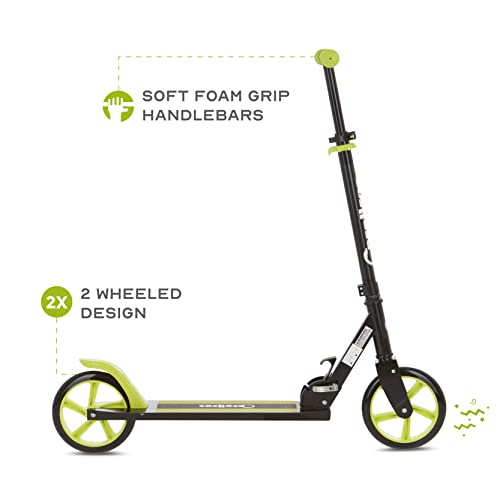 Voyager Big Wheel 2 Wheeled Kick Scooter Folding Scooter for Kids Large 200 MM Wheels, Easy & Portable Fold-N-Carry Design, Ultra-Lightweight, Comfortable & Safe, Durable & Easy to Ride