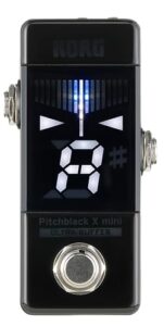 korg pitchblack x mini pedal tuner