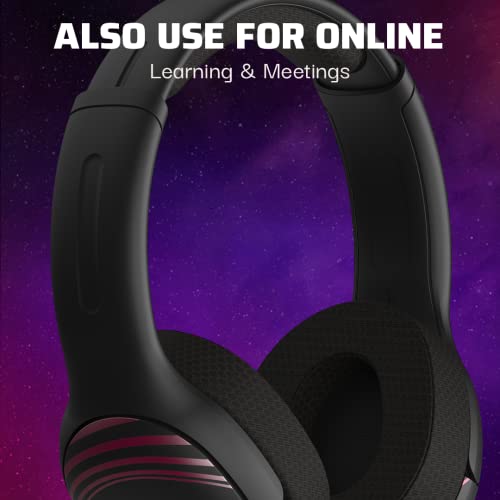 PDP Gaming AIRLITE Xbox Headset with Mic, Licensed Microsoft Xbox Accessories - Series X|S, Xbox One, PC/Windows 10/11, Lightweight, Stereo Headphones, Wired Power, Noise-Cancelling mic - Ruby Swirl