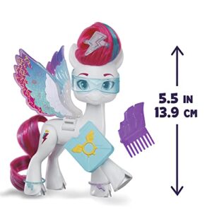 My Little Pony Dolls Zipp Storm Wing Surprise, 5.5-Inch Toy with Wings and Accessories, Toys for 5 Year Old Girls and Boys