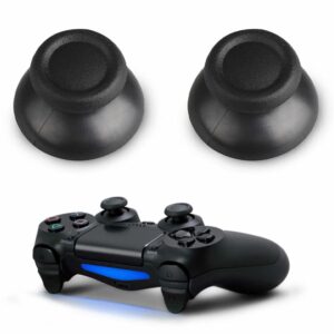 SaiDian 1Set Silicone Conductive Rubber Pad Joystick Thumb Sticks Replacement Kit L1 R1 L2 R2 Button Thumbsticks Repair Tools Kit for PS4 Controller