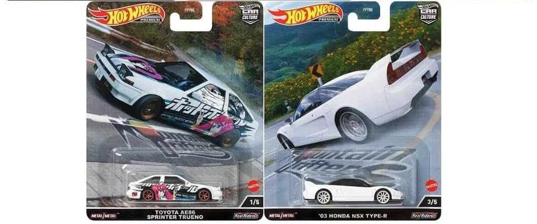 Hot Wheels 2022 Premium Car Culture Mountain Drifters Release Complete Set of 5 Diecast Vehicles