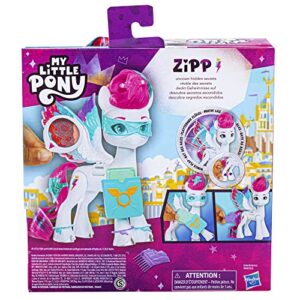 My Little Pony Dolls Zipp Storm Wing Surprise, 5.5-Inch Toy with Wings and Accessories, Toys for 5 Year Old Girls and Boys