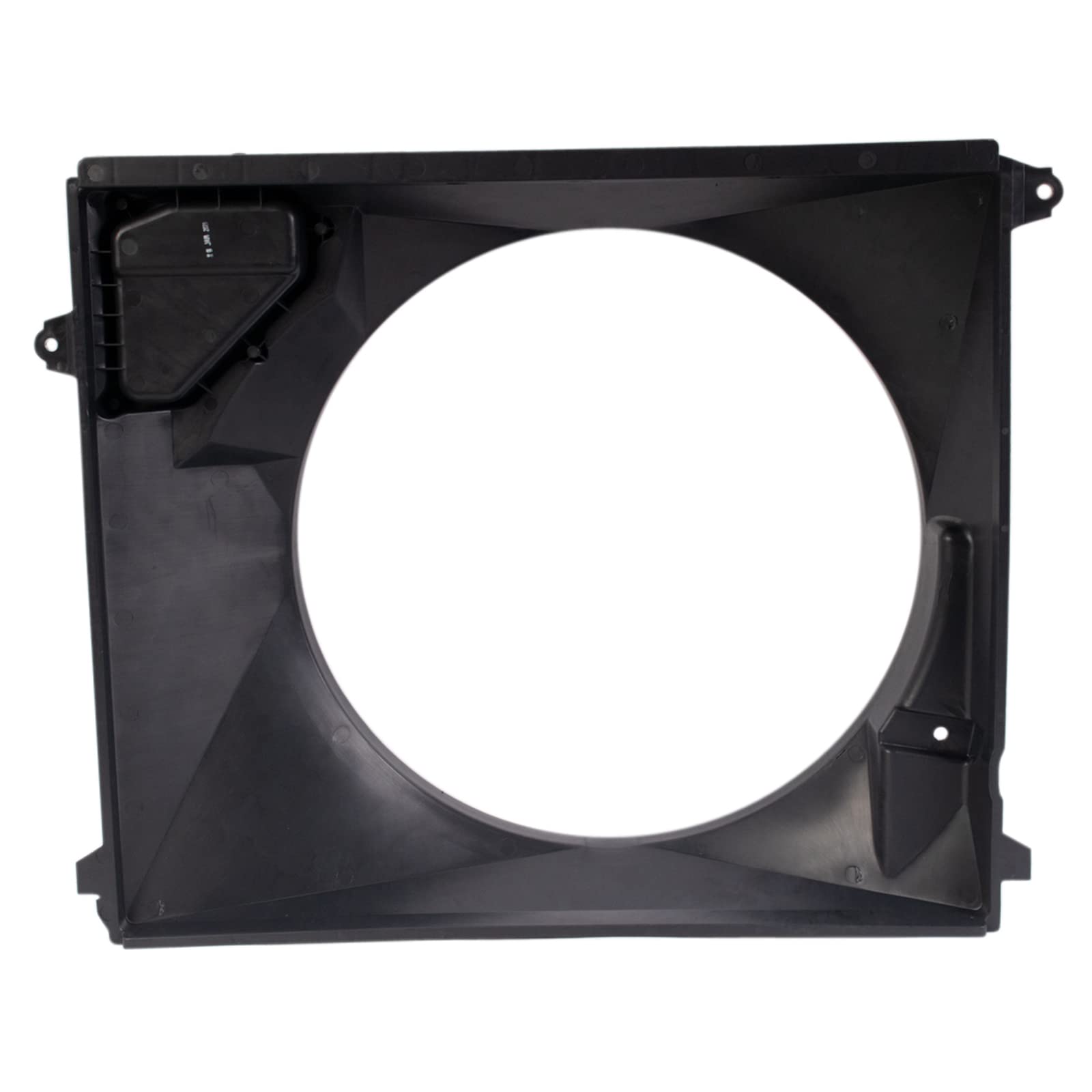 TRQ Radiator Fan Shroud Black Compatible with 2016-2023 Toyota Tacoma TO3110190