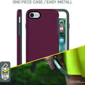 OtterBox Symmetry Series Case for iPhone SE 3rd Gen (2022), iPhone SE 2nd Gen (2020), iPhone 8/7 (NOT Plus) - Includes Cleaning Cloth, Eco-Friendly Packaging - Saltwater Taffy