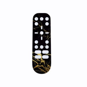 PlayVital Black & Gold Marble Effect Full Set Skin Decal for ps5 Console Digital Edition, Sticker Vinyl Decal Cover for ps5 Controller & Charging Station & Headset & Media Remote