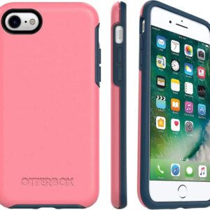 OtterBox Symmetry Series Case for iPhone SE 3rd Gen (2022), iPhone SE 2nd Gen (2020), iPhone 8/7 (NOT Plus) - Includes Cleaning Cloth, Eco-Friendly Packaging - Saltwater Taffy