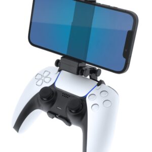 Bionik Game Clutch for PS5 Controllers: Mobile Gaming Phone Clip, Adjustable Clamp, Up to 3.6 Inches Wide