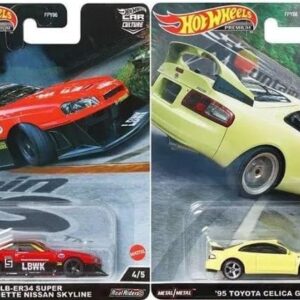 Hot Wheels 2022 Premium Car Culture Mountain Drifters Release Complete Set of 5 Diecast Vehicles