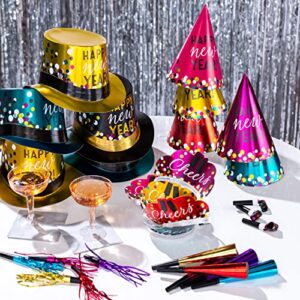 Amscan New Years Eve Kit for 100 - Colorful Confetti New Year's Eve Party Kit, 200pc