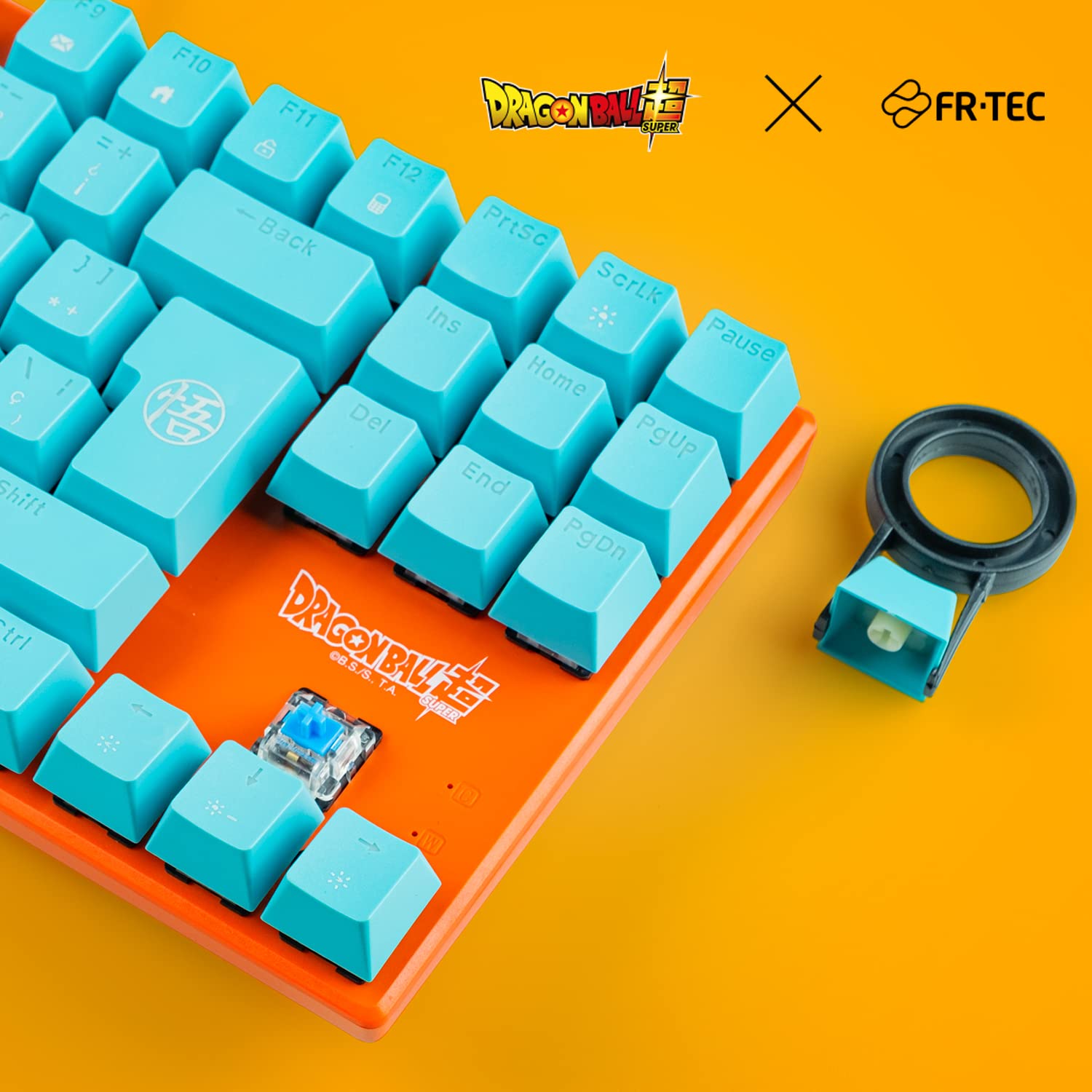 FRTEC - Dragon Ball Super Keyboard - Compatible with PC, Mac, PS5, Switch, Xbox Series S/X