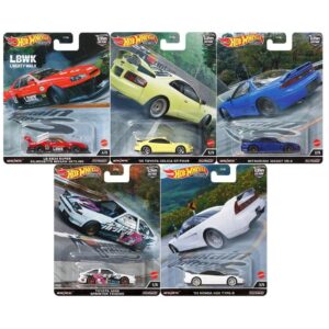 Hot Wheels 2022 Premium Car Culture Mountain Drifters Release Complete Set of 5 Diecast Vehicles